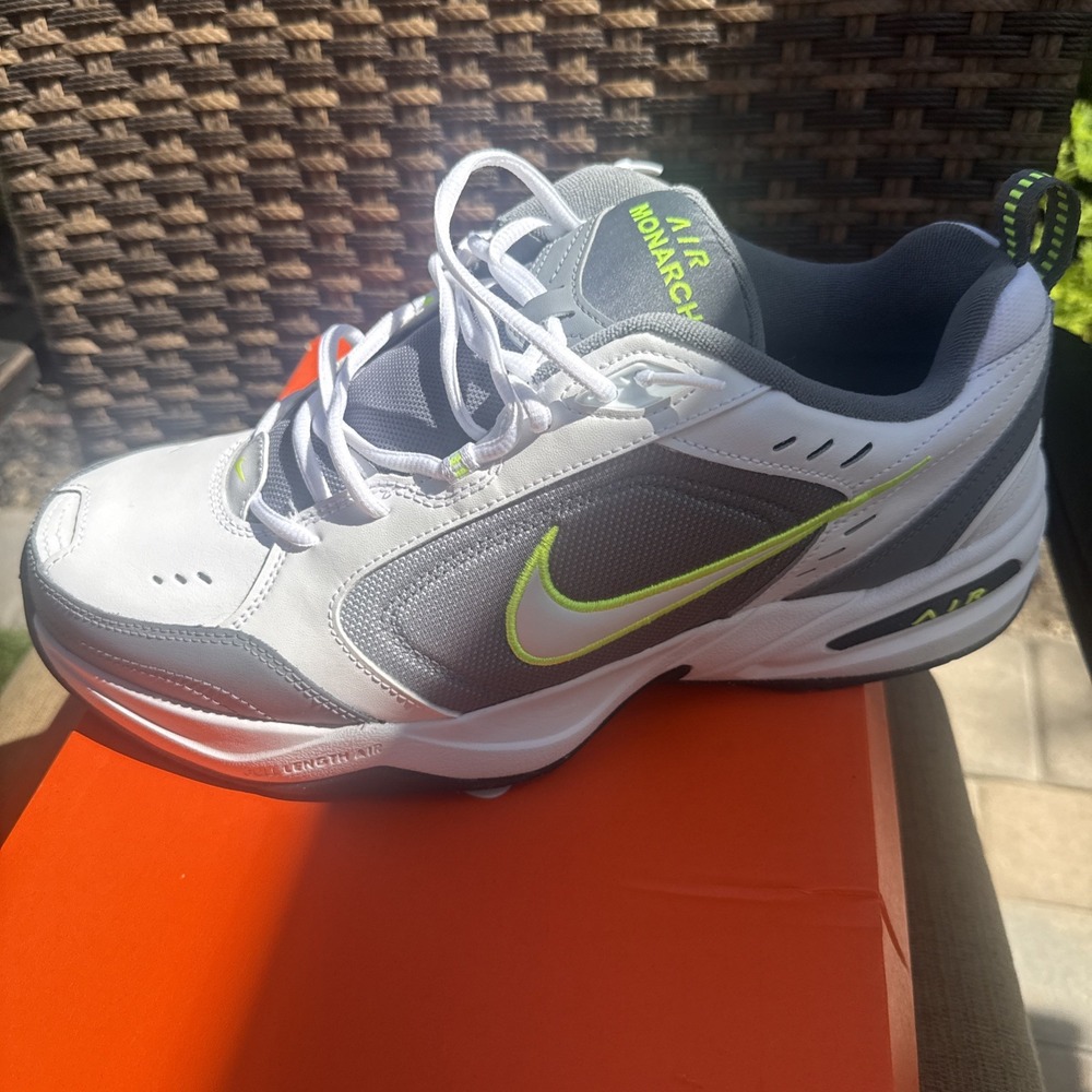 Size 14 - Nike Air Monarch IV White